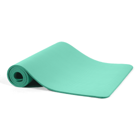 Only Supports Self Pickup  Yoga Mat, 1-2 Inch Ultra-thick High-density Practice Mat With Straps, Suitable For All Kinds Of Yoga Practice, A Varie (Option: Navue Blue)